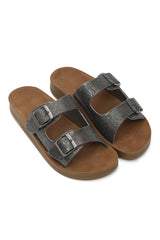 TWINKLE WALK COMFORT SLIDE-PEWTER