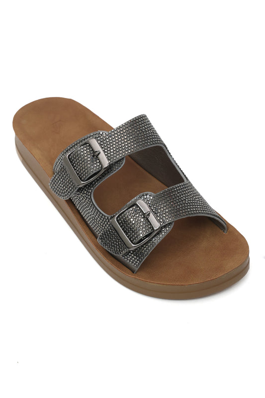 TWINKLE WALK COMFORT SLIDE-PEWTER