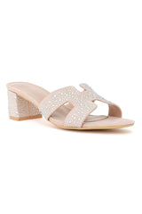 GLIMMER GLIDE BLOCK HEEL-PINK