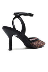 LEOPARD MESH SLINGBACK-LEOPARD