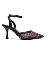 LEOPARD MESH SLINGBACK-LEOPARD