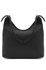 ELEGANT CHAIN STRAP BAG-BLACK