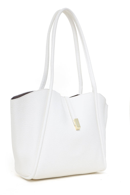 EXQUISITE TOTE BAG-WHITE