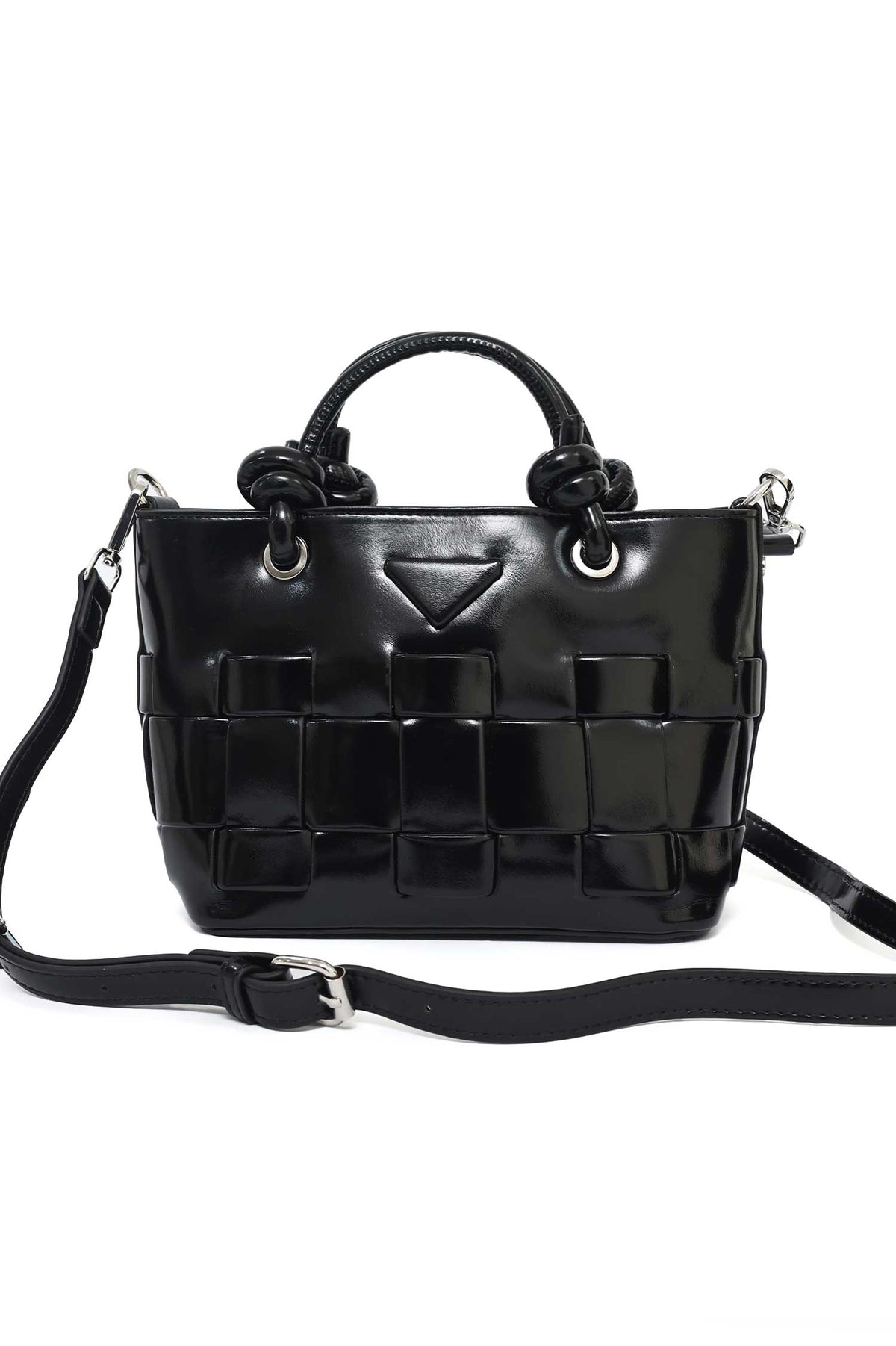 TACTILE GRID MINI BAG-BLACK