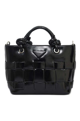TACTILE GRID MINI BAG-BLACK