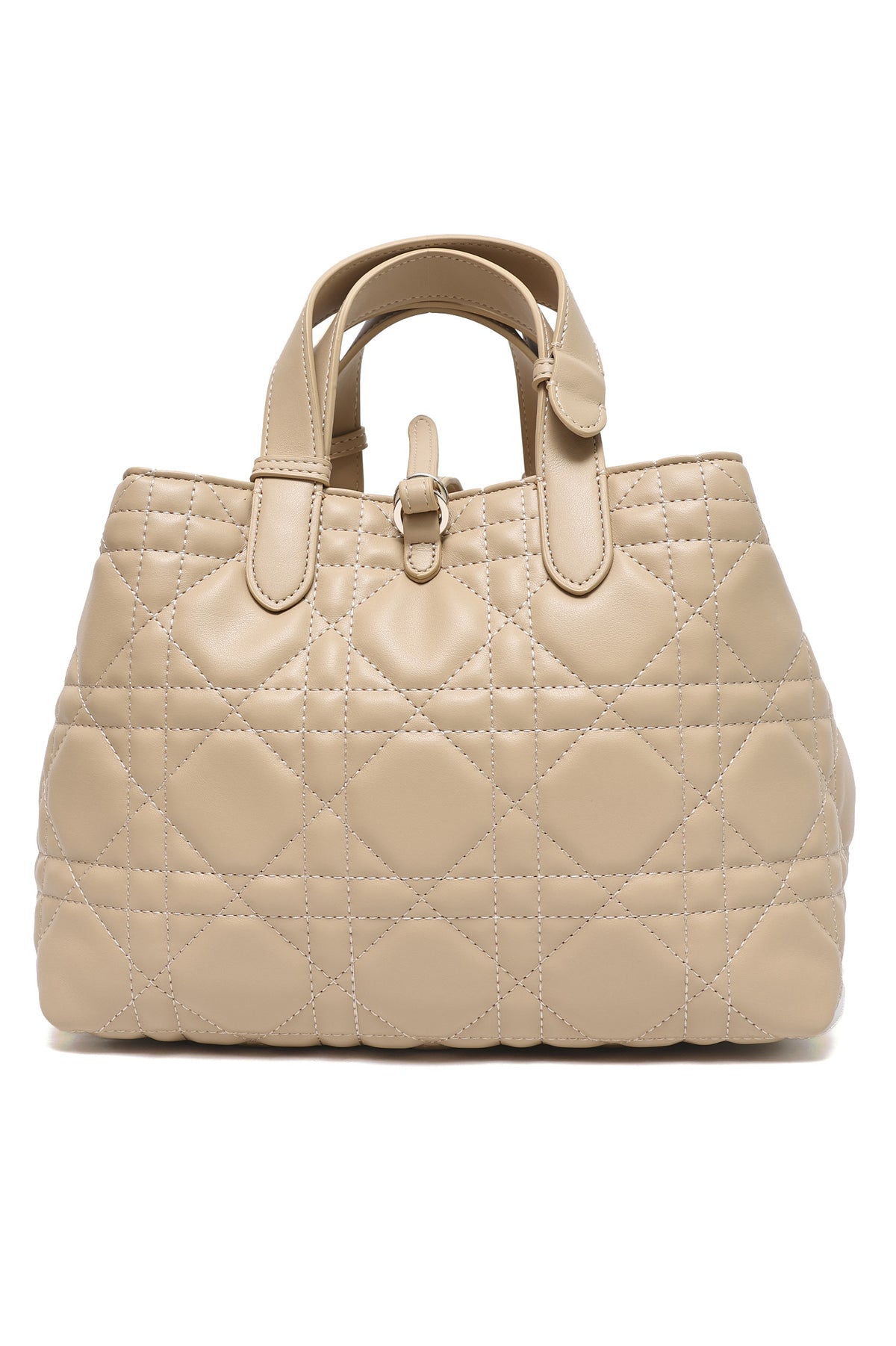 COUTURE PADDED HAND BAG-KHAKI