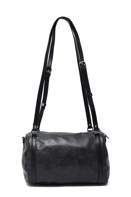 BARREL SHOULDER CARRY BAG-BLACK