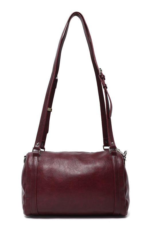 BARREL SHOULDER CARRY BAG-RED