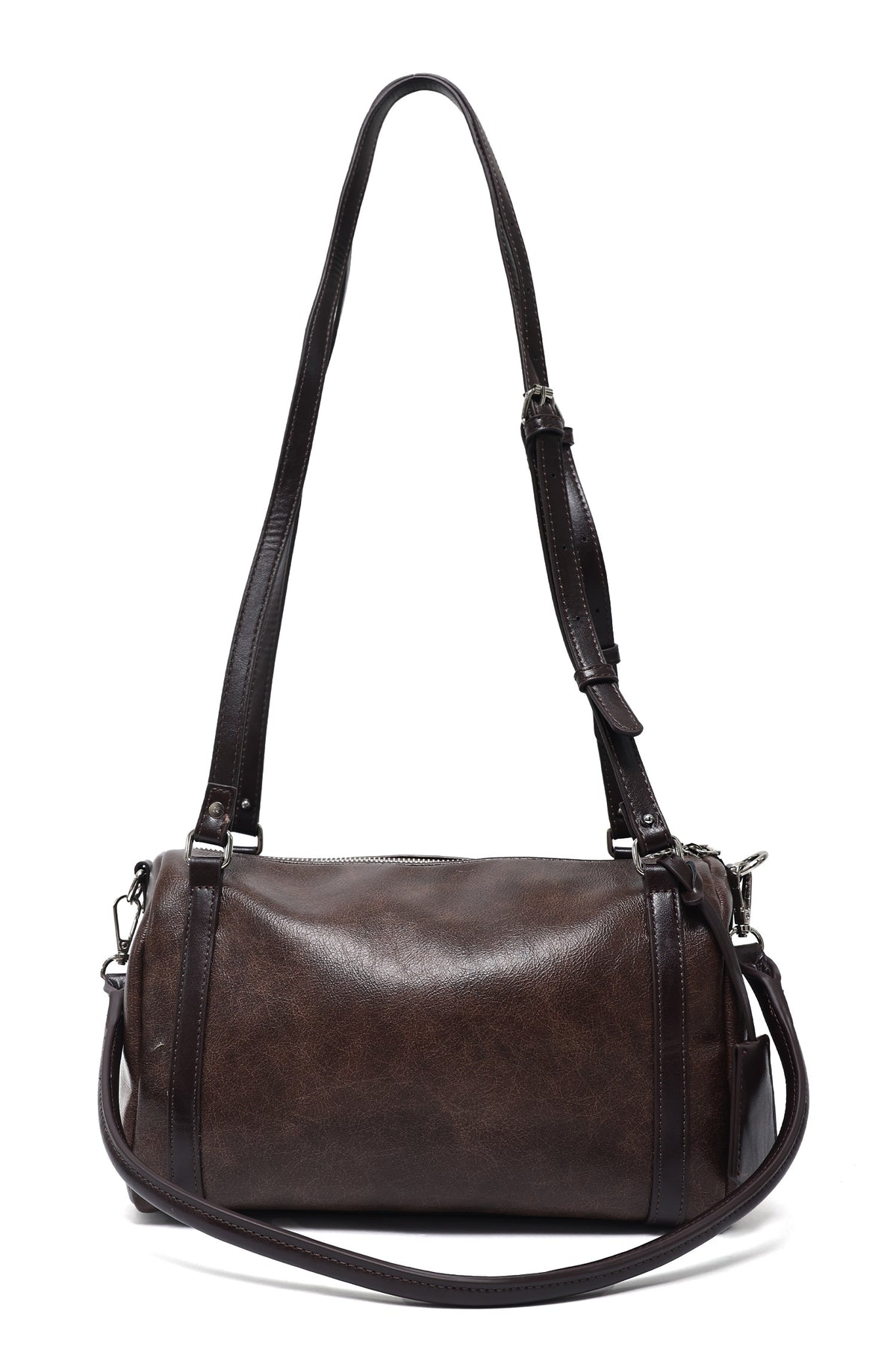 BARREL SHOULDER CARRY BAG-COFFEE