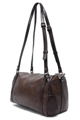 BARREL SHOULDER CARRY BAG-COFFEE
