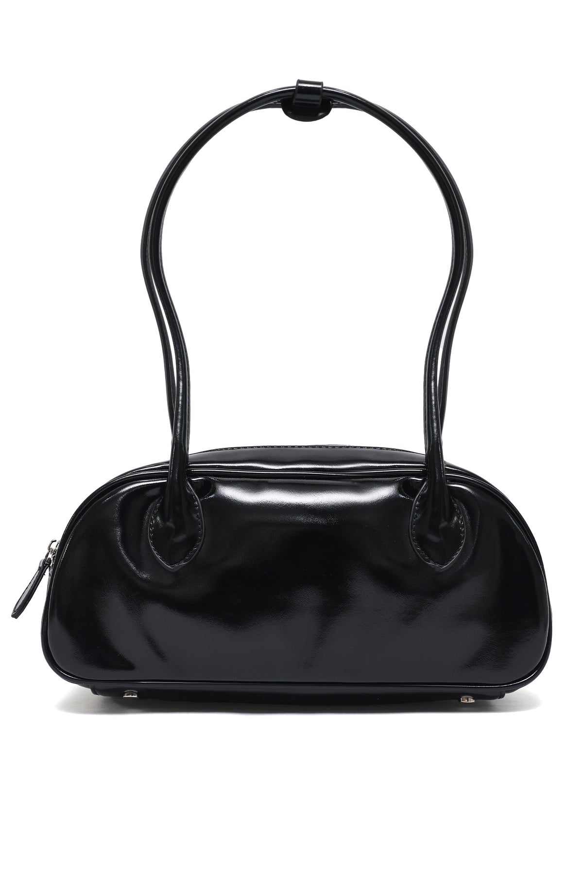 GRAND CURVE SHOULDER BAG-BLACK