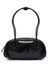 GRAND CURVE SHOULDER BAG-BLACK