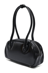 GRAND CURVE SHOULDER BAG-BLACK