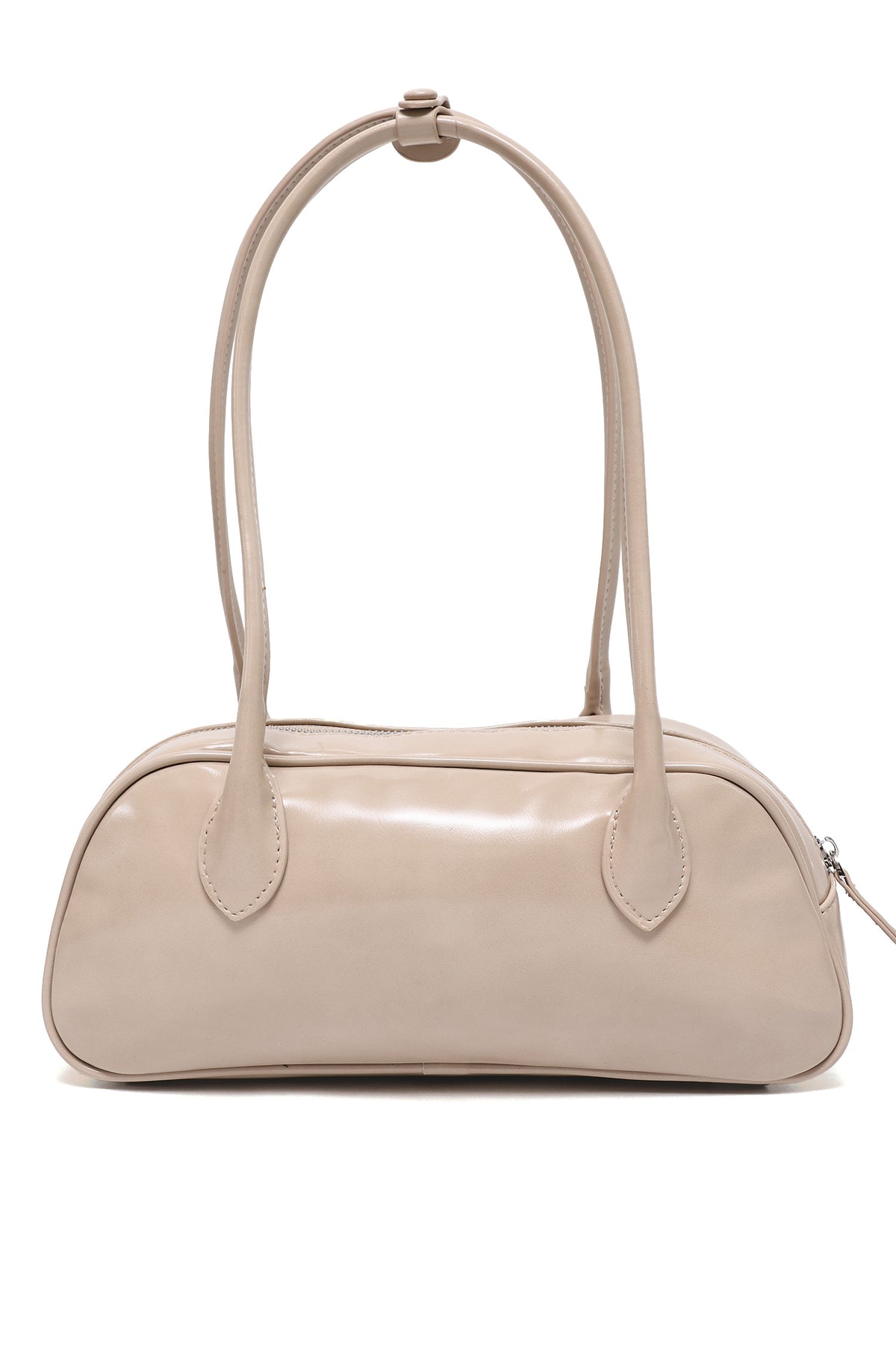 GRAND CURVE SHOULDER BAG-APRICOT