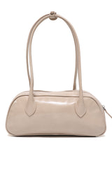 GRAND CURVE SHOULDER BAG-APRICOT