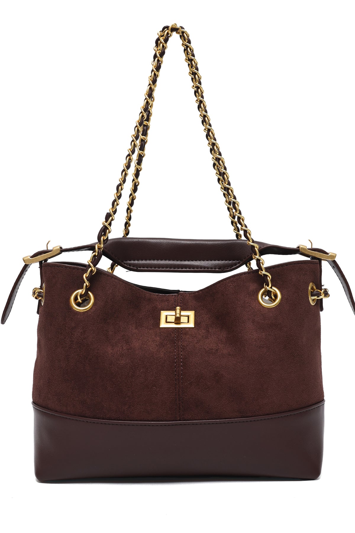 CLASSIC ARCH SHOULDER BAG-COFFEE