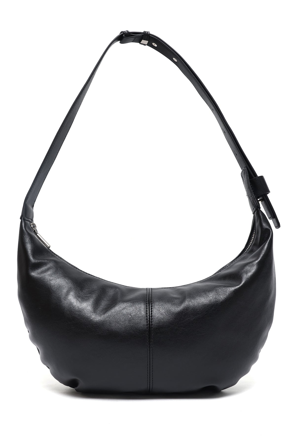 SHOULDER HOBO BAG-BLACK