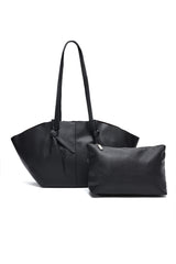 PRESTIGE WINGED SHOULDER BAG-BLACK