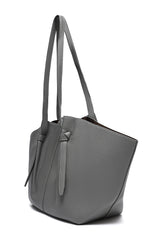 PRESTIGE WINGED SHOULDER BAG-GREY
