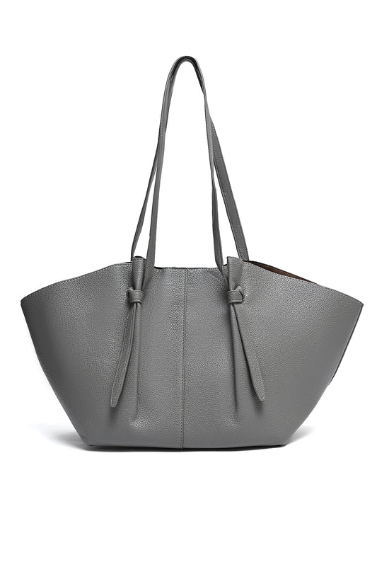 PRESTIGE WINGED SHOULDER BAG-GREY