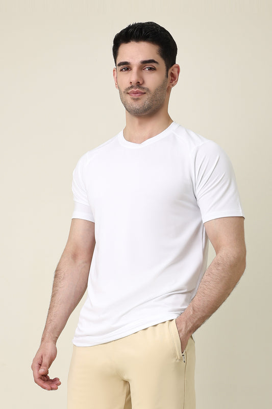 PERFORMANCE CORE TEE-WHITE