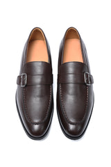 PREMIER BUCKLE APRON LOAFER-COFFEE