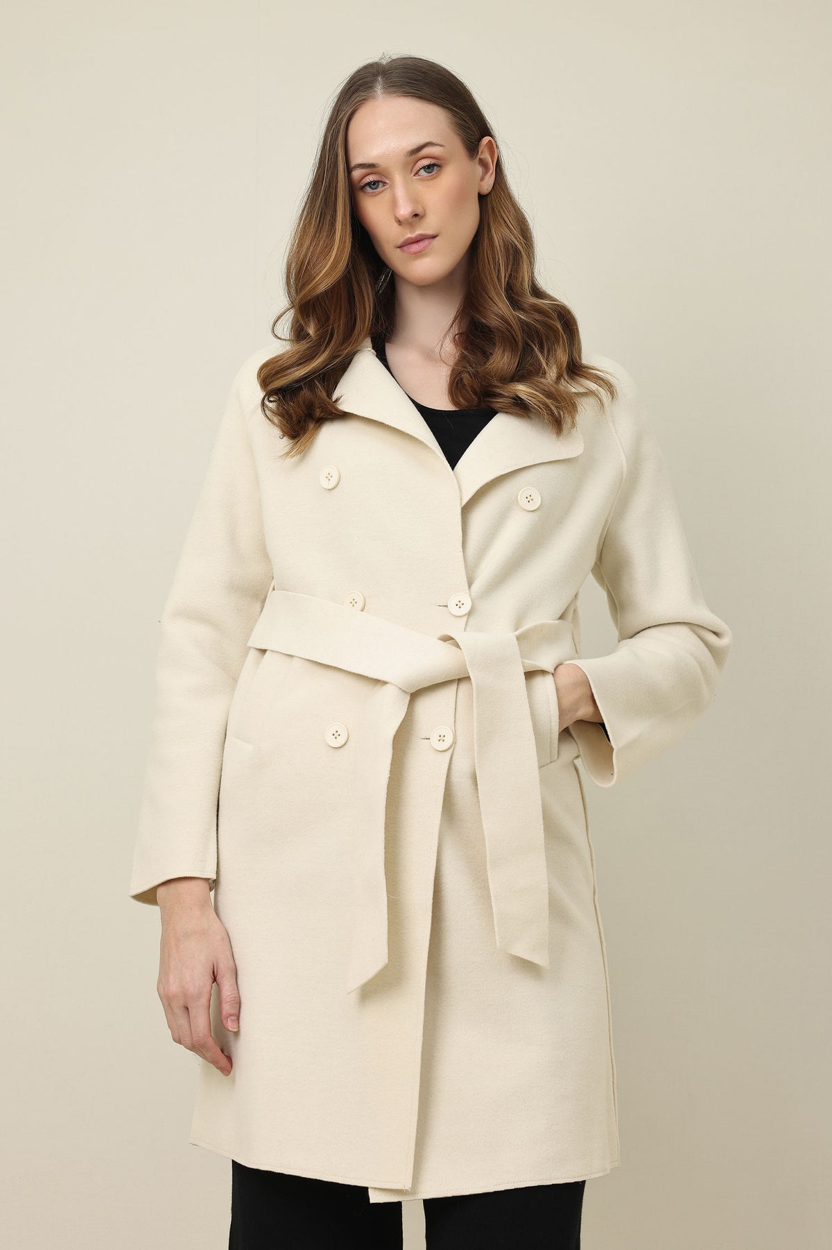 HARBOR FOLD COAT-BEIGE