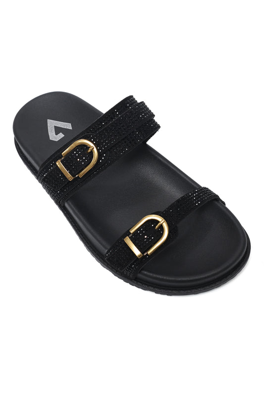 GLITTER URBAN COMFY-BLACK
