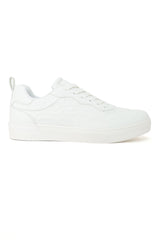 SHADOW STRIDE MATTE-FINISH SNEAKER-WHITE