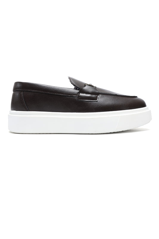 SMART CASUAL LOAFERS-COFFEE