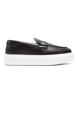 SMART CASUAL LOAFERS-COFFEE