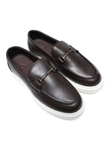 SMART CASUAL LOAFERS-COFFEE