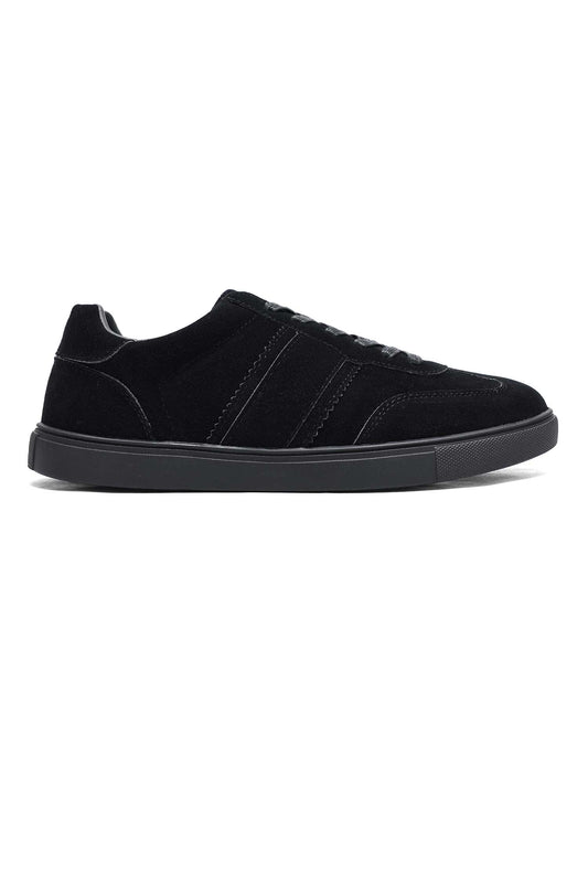 CLASSIC CASUAL SUEDE SHOES-BLACK