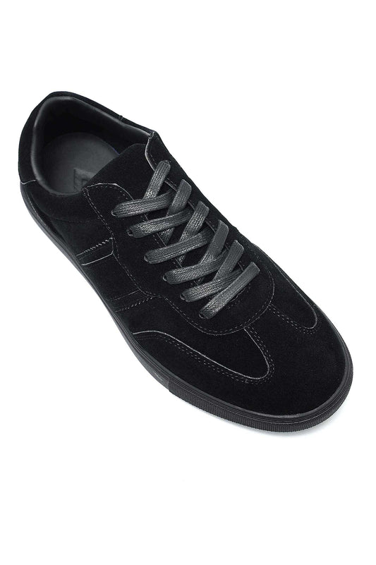 CLASSIC CASUAL SUEDE SHOES-BLACK