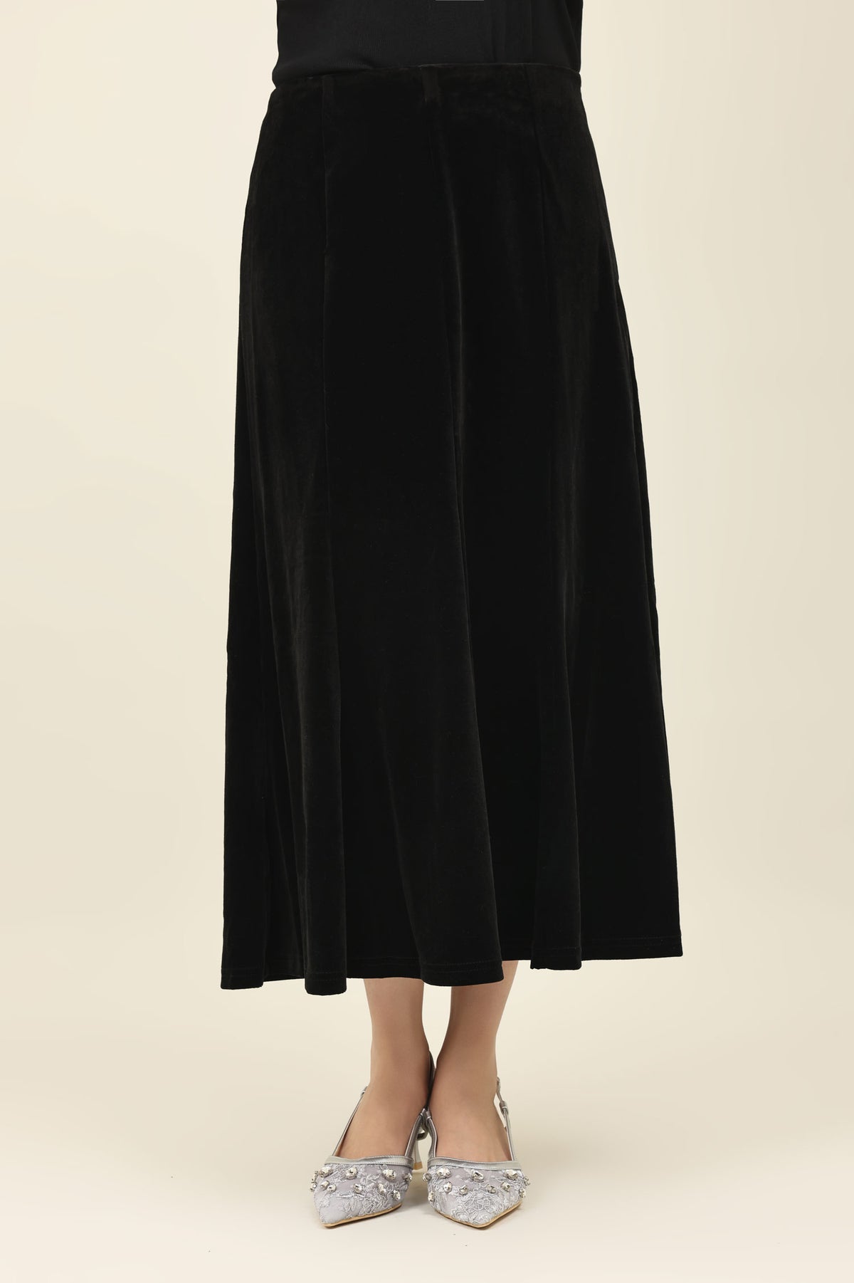 ELEMENT STANCE VELVET SKIRT-BLACK