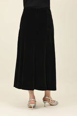 ELEMENT STANCE VELVET SKIRT-BLACK