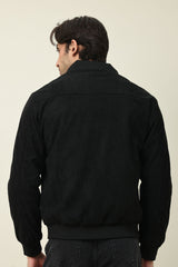 RIBSTITCH CORE JACKET-BLACK