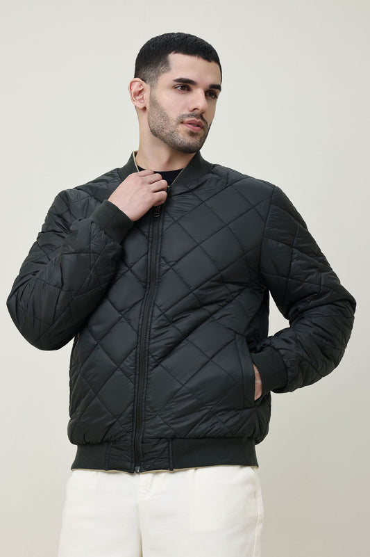 AEROFORM WINTER BOMBER JACKET-BLACK