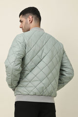 AEROFORM WINTER BOMBER JACKET-NAVY/MINT