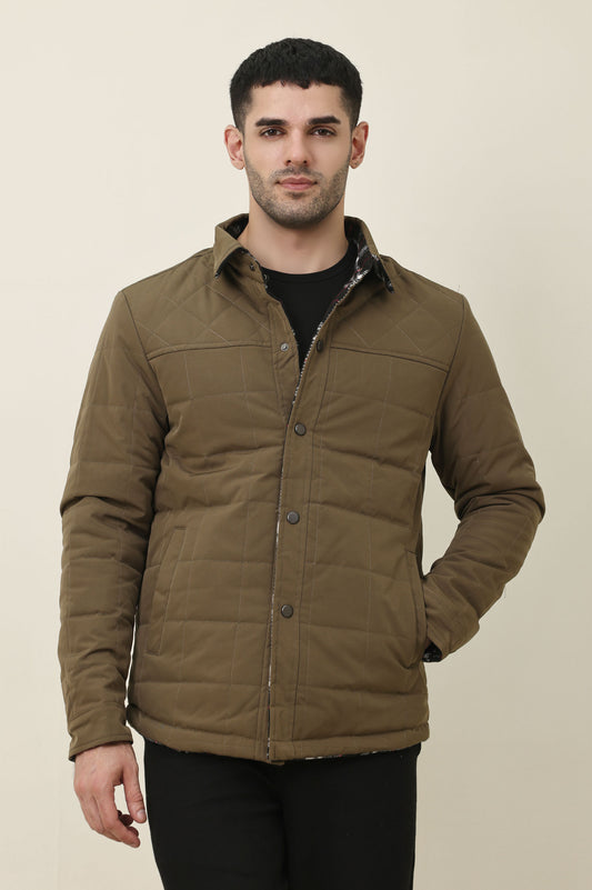 BREEZY AFTERNOON JACKET-DK/OLIVE GREEN