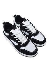 PRO LACE SNEAKER-BLK/WHT