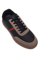 KING STEP SNEAKER-BLK/BROWN