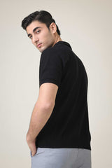 MODRIB SOFT POLO-BLACK