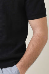 MODRIB SOFT POLO-BLACK