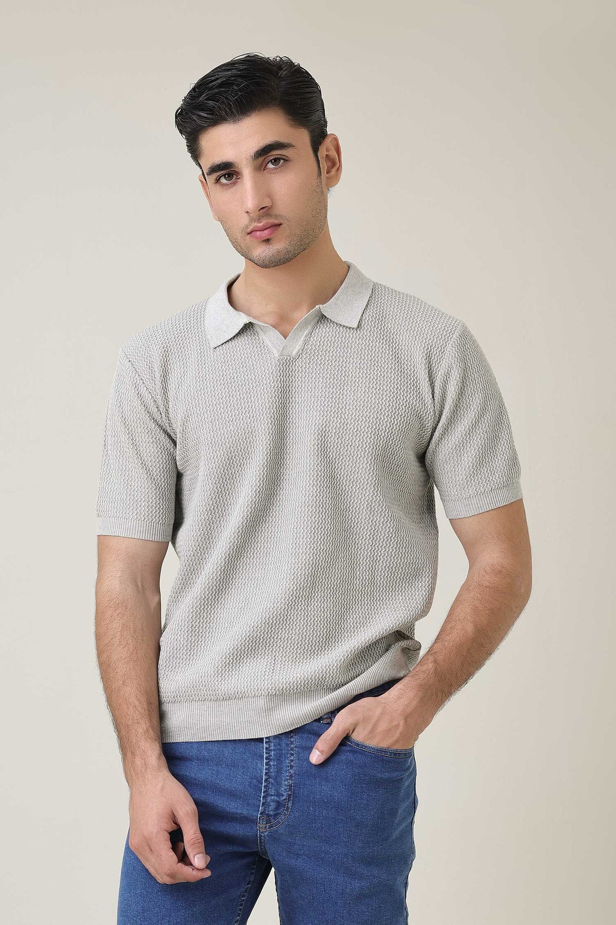 MODRIB SOFT POLO-GREY
