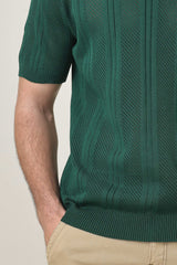 GROVE STITCH POLO-GREEN