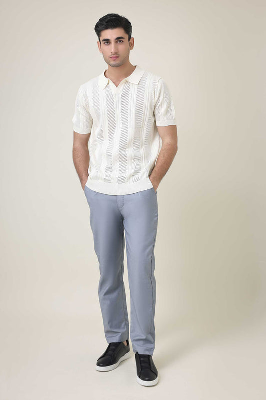 GROVE STITCH POLO-BEIGE