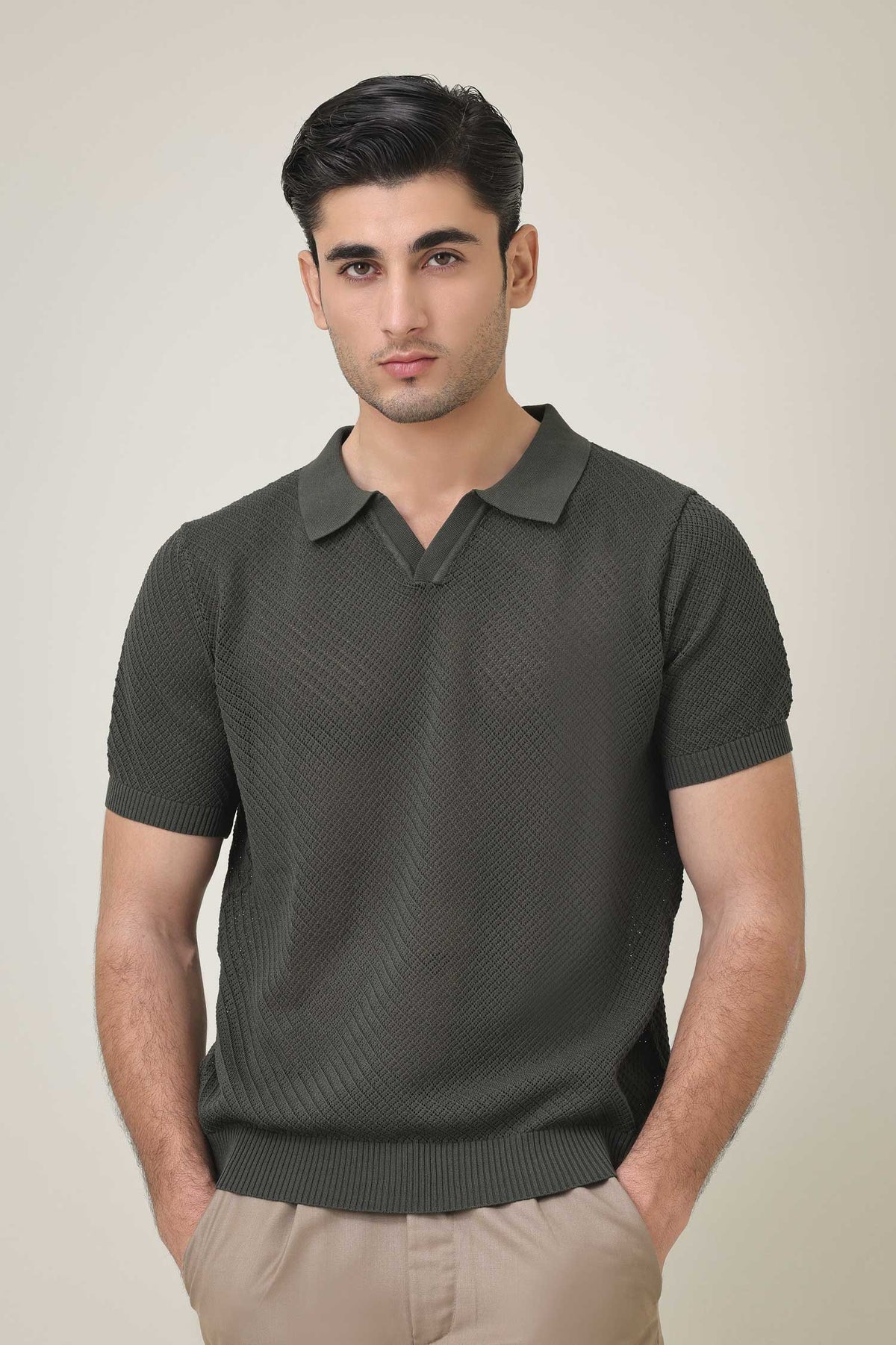 PEARLWEAVE CLASSIC POLO-GREEN