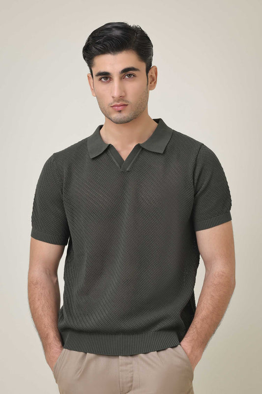PEARLWEAVE CLASSIC POLO-GREEN