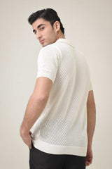 PEARLWEAVE CLASSIC POLO-BEIGE